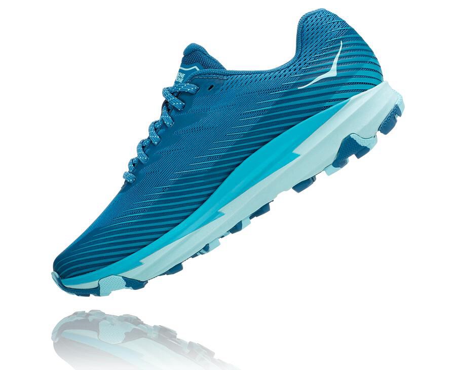 Zapatillas Trail Hoka One One Mujer - Torrent 2 - Azules - UCR879345